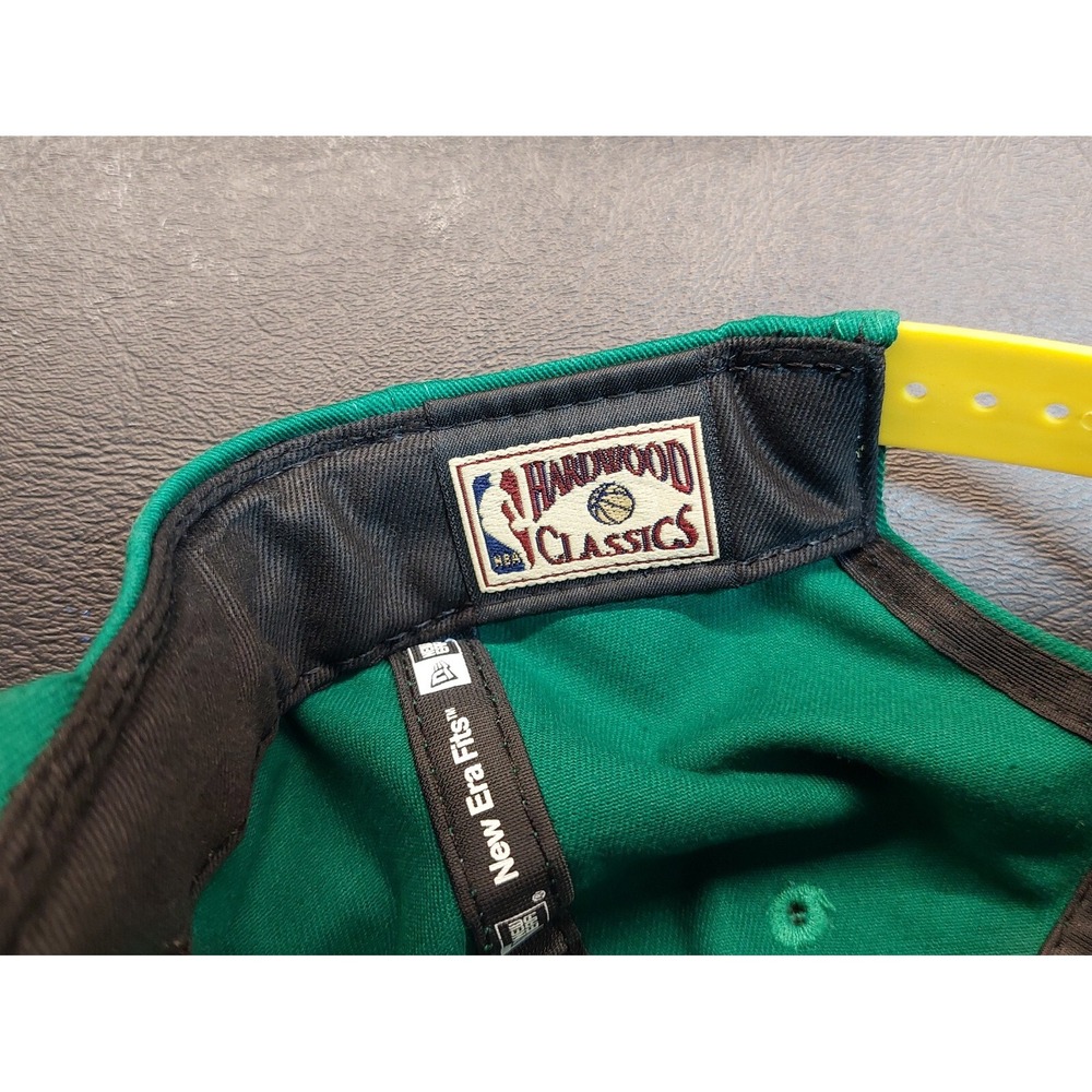 Vintage New Era 9Fifty Hardwood Classic Seattle Sonics Supersonics Snapback Hat - Picture 9 of 9